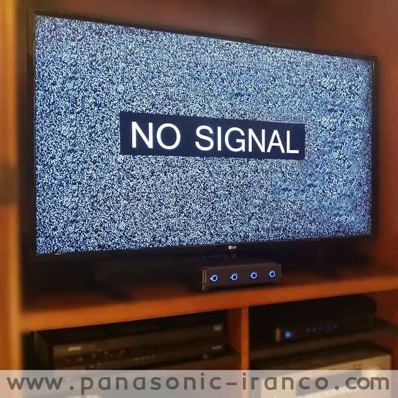 نمایش ارور no signal تلویزیون